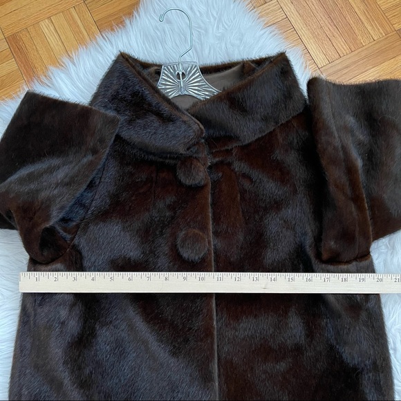 HELEN WANG | faux fur short jacket brown - Picture 4 of 8